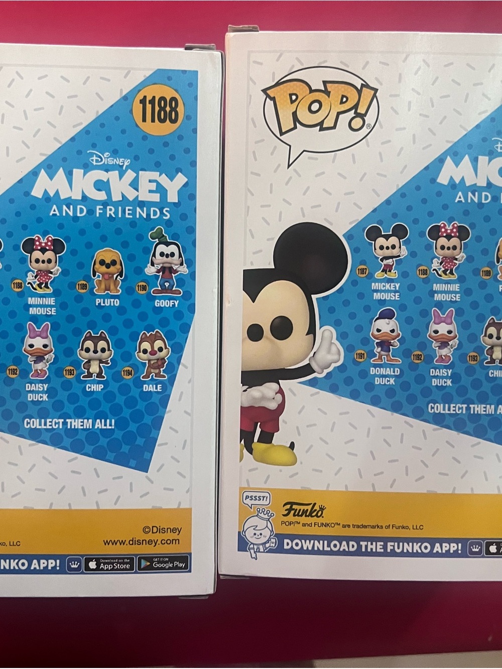 Funko Minnie Mouse /Mickey Mouse Vinyl Figure - Sold as set - Picture 3 of 4